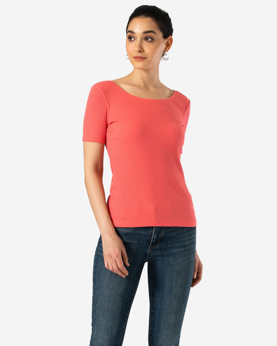 (image for) Exquisite Scoop Neck Tee Shirt